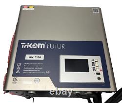 Chargeur de batterie de chariot élévateur TRICOM TRIATHLON 480V 3 Phases EN, 36V @ 110A-750Ah SORTIE