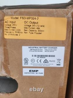 Chargeur de batterie de chariot élévateur industriel Crown V force FS3-MP324-2 24 V 3 phases