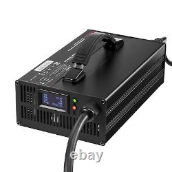 Chargeur de batterie de chariot élévateur intelligent entièrement automatique 24V 30A rapide, portable et durable