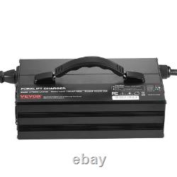 Chargeur de batterie de chariot élévateur intelligent entièrement automatique 24V 30A rapide, portable et durable