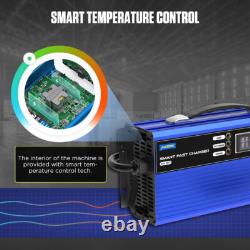 Chargeur de batterie de chariot élévateur intelligent entièrement automatique pour batteries au plomb