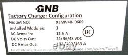 Chargeur de batterie de chariot élévateur modulaire haute fréquence GNB Aker Wade X3MV48-0609 48V