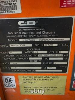 Chargeur de batterie industriel C & D modèle R6A510S Chargeur de batterie industriel C & D modèle R6A510S
