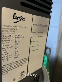Chargeur de batterie industriel EnerSys E11-BM-3A pour chariots élévateurs