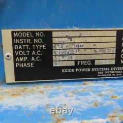 Chargeur de batterie industriel Exide NPC-6-1-510 12V 510Ah 1PH 220/440V testé