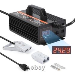 Chargeur de batterie intelligent 24V 20A pour chariot élévateur, auto-chargeur pour transpalette, ciseaux