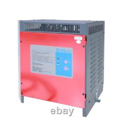 Chargeur de batterie monophasé 36V 60A 240V pour chariot élévateur et transpalette.