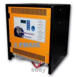 Chargeur de batterie numérique pour chariot élévateur 3 phases 48v 100 Amp 500-700 Ampère-heure Ah
