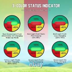 Chargeur de batterie pour chariot de golf intelligent 18A 1250W Chargeur de chariot élévateur M25 avec fiche étanche