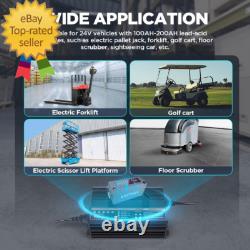 Chargeur de batterie pour chariot élévateur 24V 20A Chargeur intelligent pour chariot élévateur 24 volts 600W Auto Pallet
