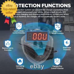 Chargeur de batterie pour chariot élévateur 24V 20A Chargeur intelligent pour chariot élévateur 24 volts 600W Auto Pallet