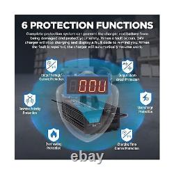 Chargeur de batterie pour chariot élévateur 24V 20A Chargeur intelligent pour chariot élévateur 600W Entièrement automatique 24V C