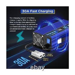 Chargeur de batterie pour chariot élévateur 24V 30A intelligent Chargeur de batterie pour voiture de golf entièrement automatique