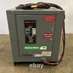 Chargeur de batterie pour chariot élévateur Ametek Battery-Mate 100 AC1000, 750H3-12G. 24V, 3 phases