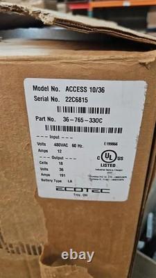 Chargeur de batterie pour chariot élévateur Ecotec ACCESS 10/36 Powerhouse