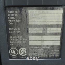 Chargeur de batterie pour chariot élévateur GNB FER10012-750 S1 24V 120A 12 cellules 240/480V 1PH 750AH