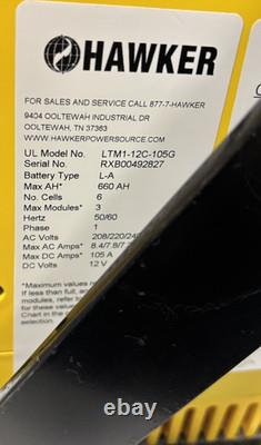Chargeur de batterie pour chariot élévateur Hawker LTM1-12C-105G