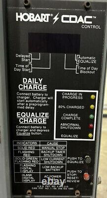 Chargeur de batterie pour chariot élévateur Hobart Accu-Charger 24V 208/240/480V 1Phase #2