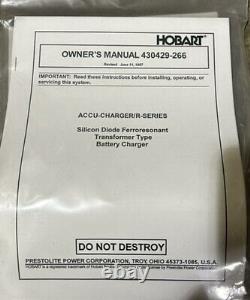 Chargeur de batterie pour chariot élévateur Hobart Accu-Charger 24V 208/240/480V 1Phase #3