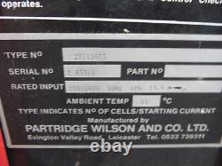 Chargeur de batterie pour chariot élévateur Partridge Wilson 27112075 220/240V