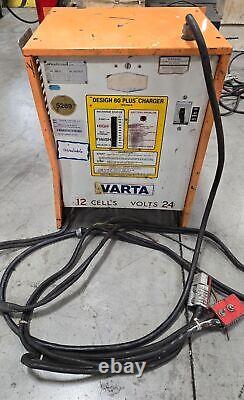 Chargeur de batterie pour chariot élévateur Staticon Varta La12b450b25 Design 80