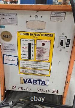 Chargeur de batterie pour chariot élévateur Staticon Varta La12b450b25 Design 80