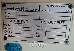 Chargeur de batterie pour chariot élévateur Staticon Varta La12b450b25 Design 80