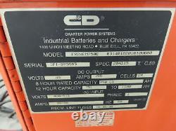 Chargeur de batterie pour chariot élévateur de 48 volts, 24 cellules, de 751 à 1100 ampères-heure, 480/575 volts en phase 1.