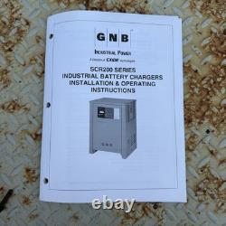 Chargeur de batterie pour chariot élévateur / industriel 24V avec entrée 208/240/480V GNB