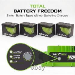 Chargeur de batterie pour nacelle à ciseaux et chariot élévateur 24 V