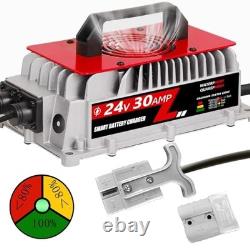 Chargeur de chariot élévateur 24V 30A Chargeur intelligent à courant de maintenance 1000W Mainteneur de batterie