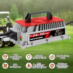 Chargeur de chariot élévateur 24V 30A Chargeur intelligent à courant de maintenance 1000W Mainteneur de batterie