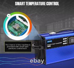 Chargeur de chariot élévateur numérique 24 Volt 30A Chargeur de batterie intelligent et rapide entièrement automatique