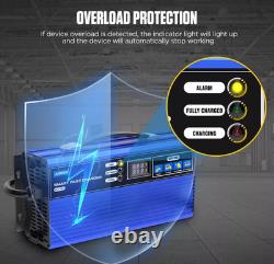 Chargeur de chariot élévateur numérique 24 Volt 30A Chargeur de batterie intelligent et rapide entièrement automatique