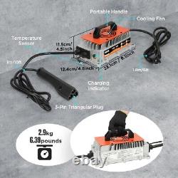 Chargeur de voiture de golf 48V 18A 1250W pour batterie au plomb compatible avec EZGO RXV et TXT
