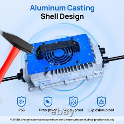 Chargeur intelligent de maintien pour batterie lithium LiFePO4 de chariot de golf 18A 48V, chariot élévateur et bateau