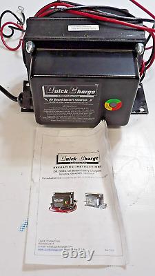 Chargeur rapide OB2425 OnBoard pour batteries 24 volts pour élévateurs à ciseaux E2 E3