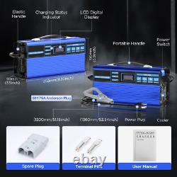 Chargeur rapide intelligent 24V 30A pour batterie de chariot de golf et chariot élévateur au plomb-acide US