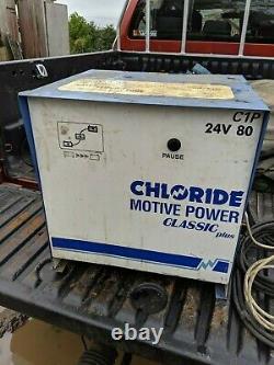 Chloride Motive Power Classic Plus Chargeur De Batterie Chariot Élévateur 24 / 80