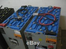 Deux (2) Batteries Combo Chariot Élévateur Reconditionné À 36 Volts Batteries -18-125-17-sav $