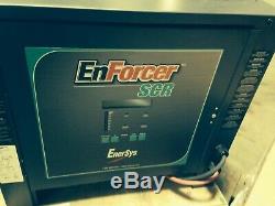 Enersys Enforcer Scr Chargeur De Batterie Testée 24 Volt / 750ahr / 3 Phase