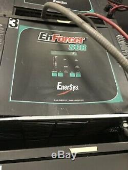 Enersys Enforcer Utilisé Automatique Chargeur De Batterie. 24 Volt, 550 Ah, 3 Phase