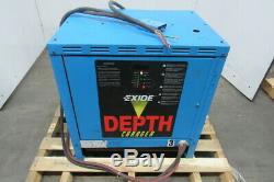 Exide D3e-24-1400y 48v 1400ah Chariot Chargeur De Batterie 24 Cell 480v Input