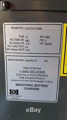 Exide Gnb Ehf-hp 24 12 Cell V Energy Chargeur De Batterie Efficace Fhe 24t130m