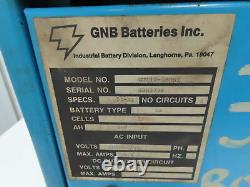 Gnb Ferrocharge Gtc12-180s1 Chargeur De Batterie Élévateur À Fourche 24v 180ah 208/240/480v 1ph