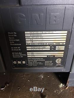 Gnb Industrial Power Scr100-18-475t1 +, 36 Vdc, 475 Ah Chargeur De Batterie Pour Chariot Élévateur