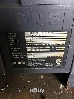 Gnb Industrial Power Scr100-18-475t1 +, 36 Vdc, 475 Ah Chariot Élévateur Chargeur De Batterie