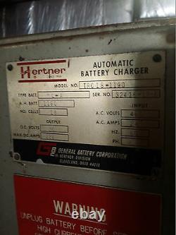 Hertner 36v Battery Chargers Modèle # Trc18-1190