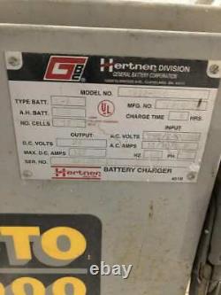 Hertner Auto 6000 Tw12-550 Chargeur De Batterie Chariot Élévateur 24vdc 550ah L-a 3ph 8hr