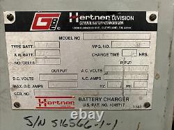 Hertner Tw18-775 208-240/480v Entrée 36vdc 175amps Chargeur De Batterie Chariot Élévateur